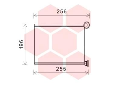 VAN WEZEL Теплообменник, отопление салона 40006366